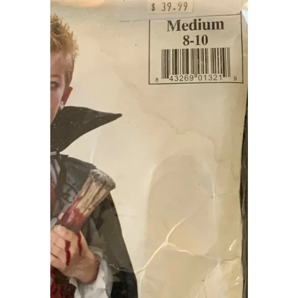 Vampire B. Slayed Boys Halloween Childs Complete Costume Sz Med (8-10) Halloween